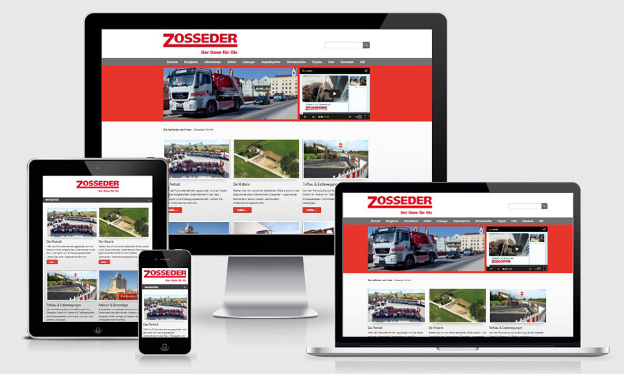 Neuer Webauftritt www.zosseder.de