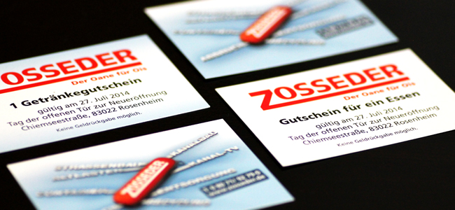 Gestaltung und Druck