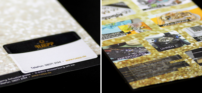 Die Kundenkarten von Juwelier  RUEPP