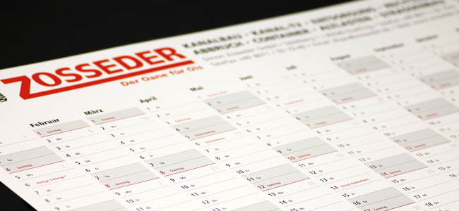 Ihr Firmenkalender für das neue Jahr 2015!