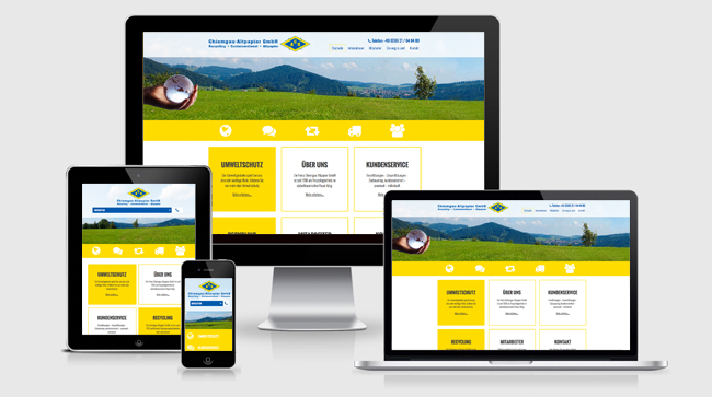 Chiemgau Altpapier Homepage