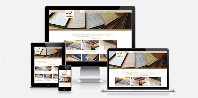 Responsive Webdesign für Plank Parkett