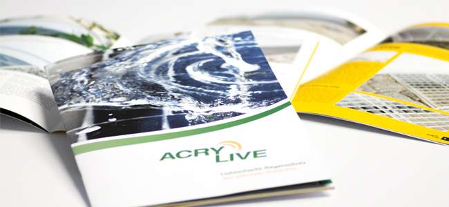 Die neue AcryLive Broschüre