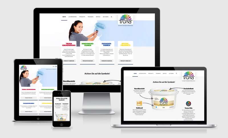 Responsive Webdesign für Truna
