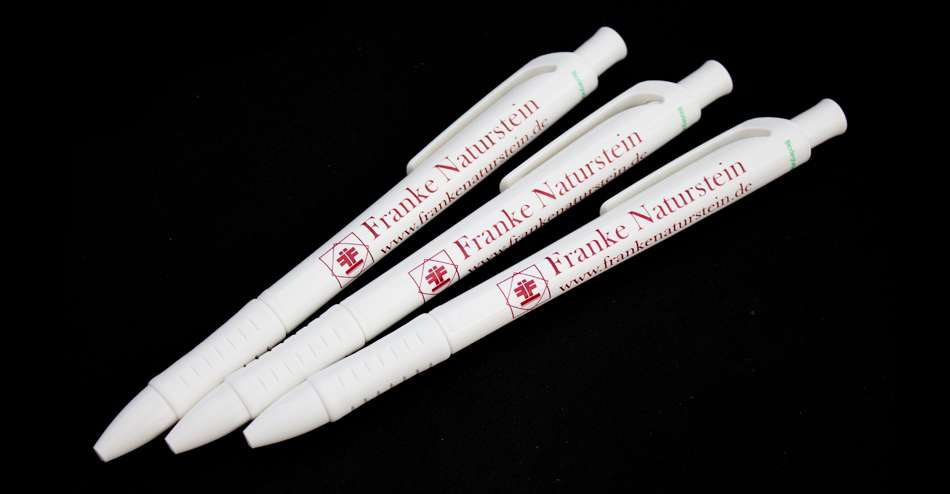 Hochwertige Bio-Kugelschreiber für Franke