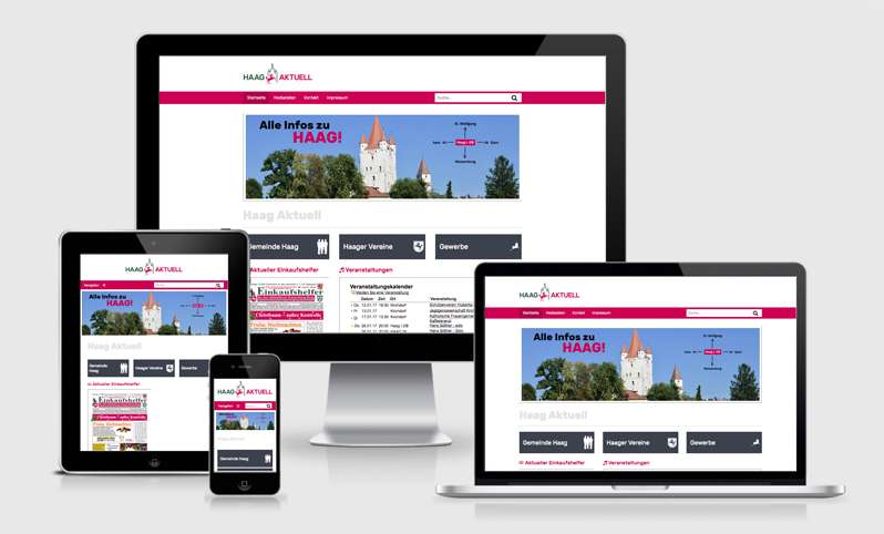 Responsive Webdesign für Haag Aktuell