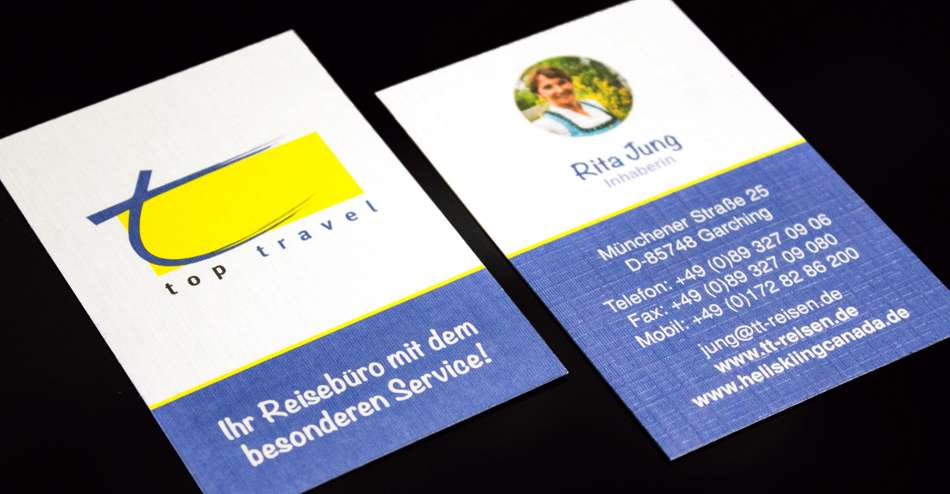 Stylische Visitenkarten