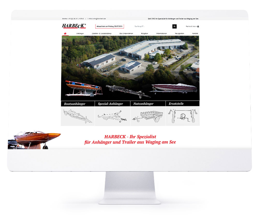 Die perfekte Webseite für Ihr Hotel - Harbeck Anhänger