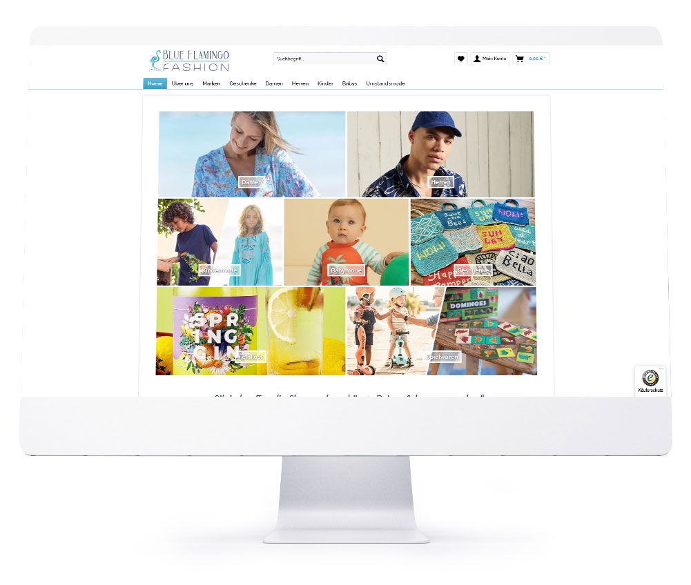 Onlineshops - Blue Flamingo Fashion