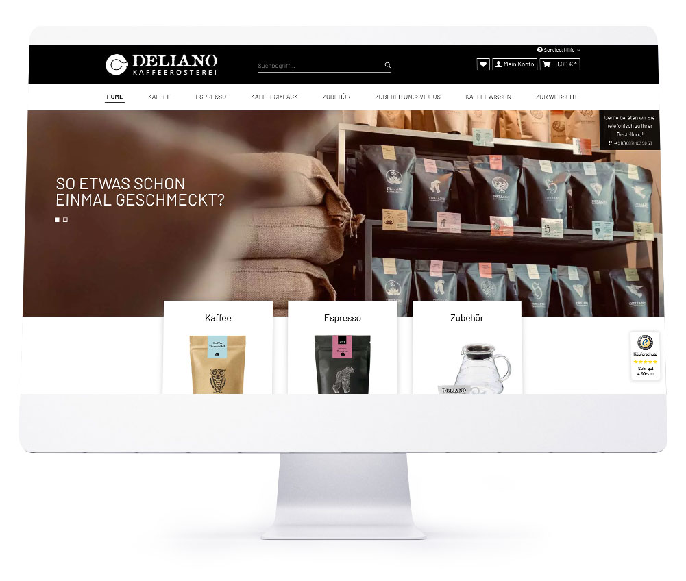 Onlineshops - Deliano GmbH