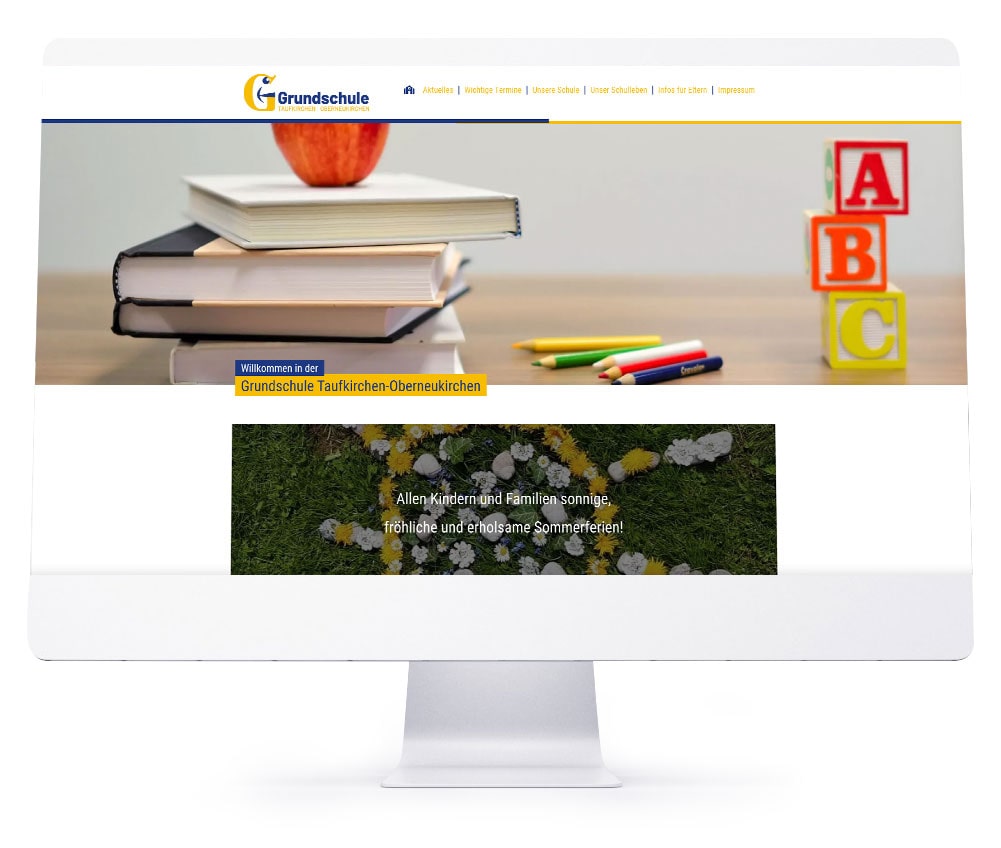 Webdesign - Grundschule Taufkirchen