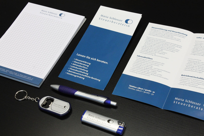 Corporate Design - Maria Schlosser Steuerberaterin