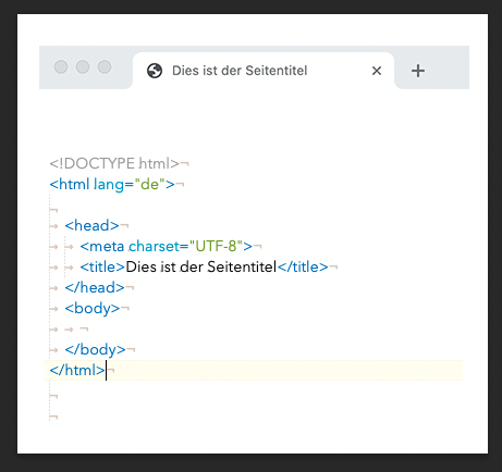 Title-Tag - Seitentitel