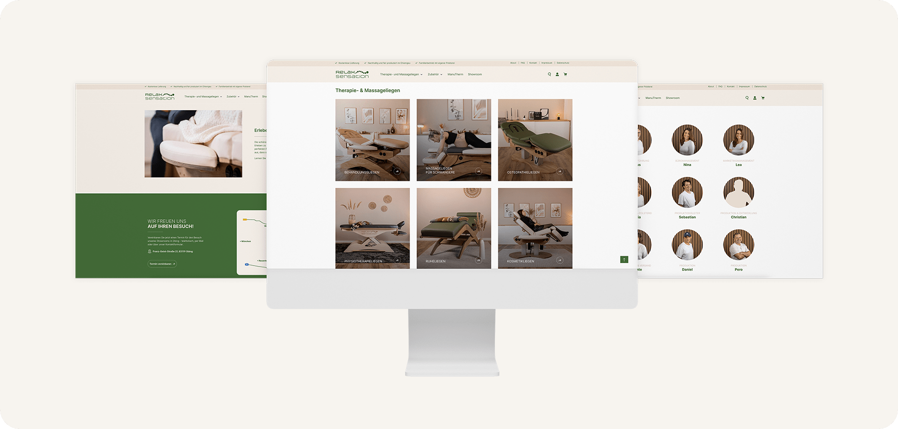 purpix Projekte Screens Relax Sensation