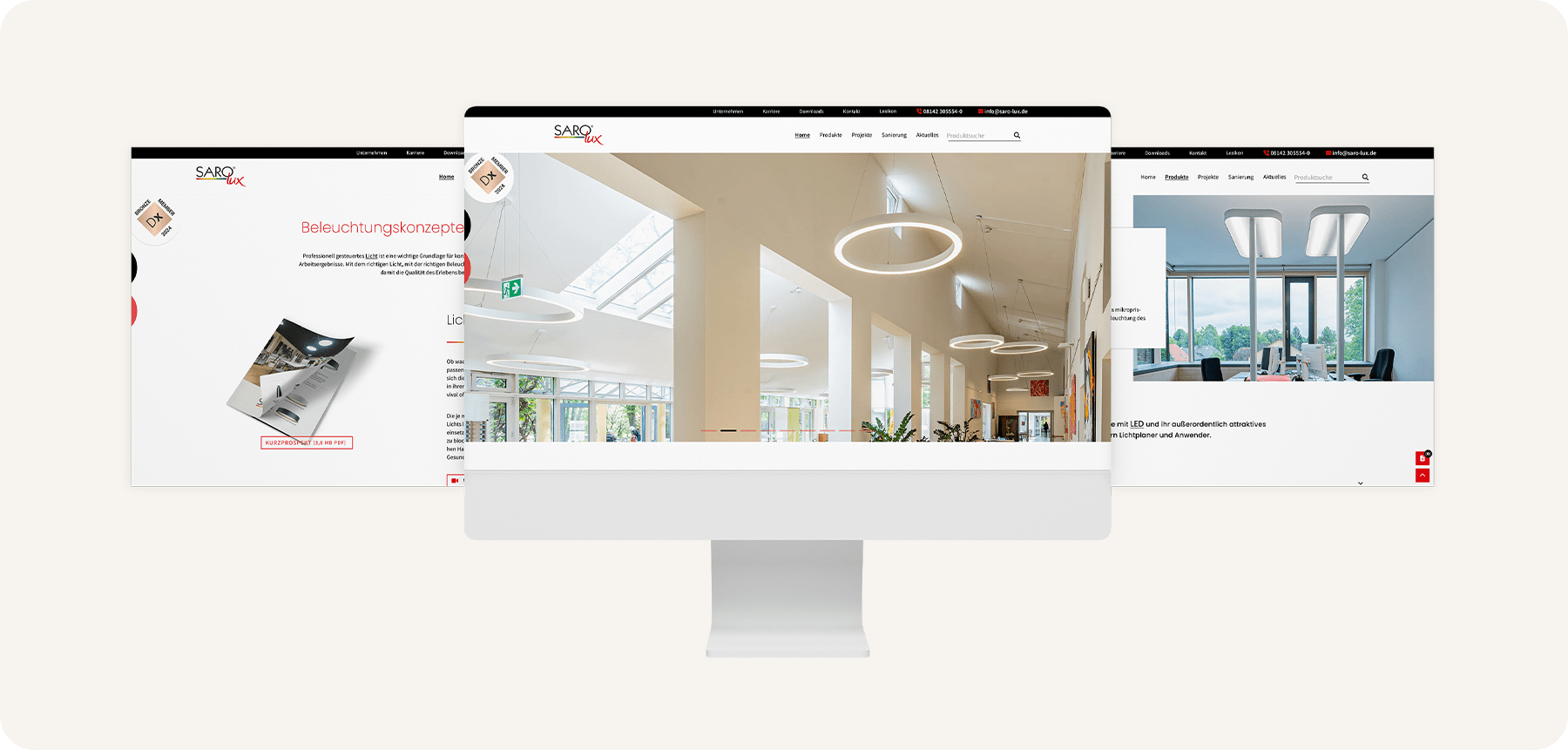 purpix Projekte Screens Saro Lux