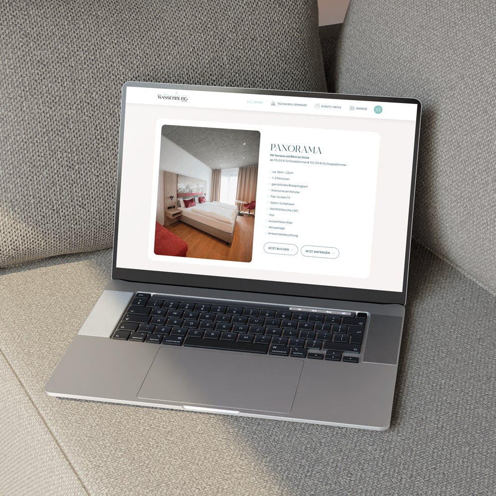 purpix Referenzen Wasserburg Hotel laptop