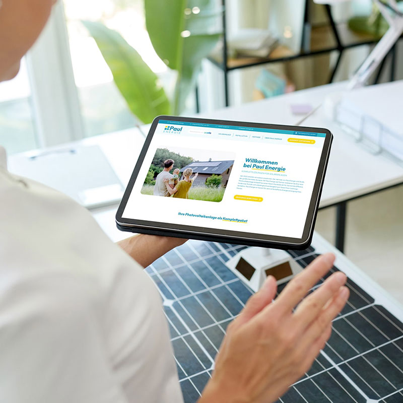 Paul Energie Referenz Tablet