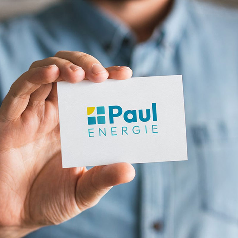 Paul Energie Referenz Visitenkarte