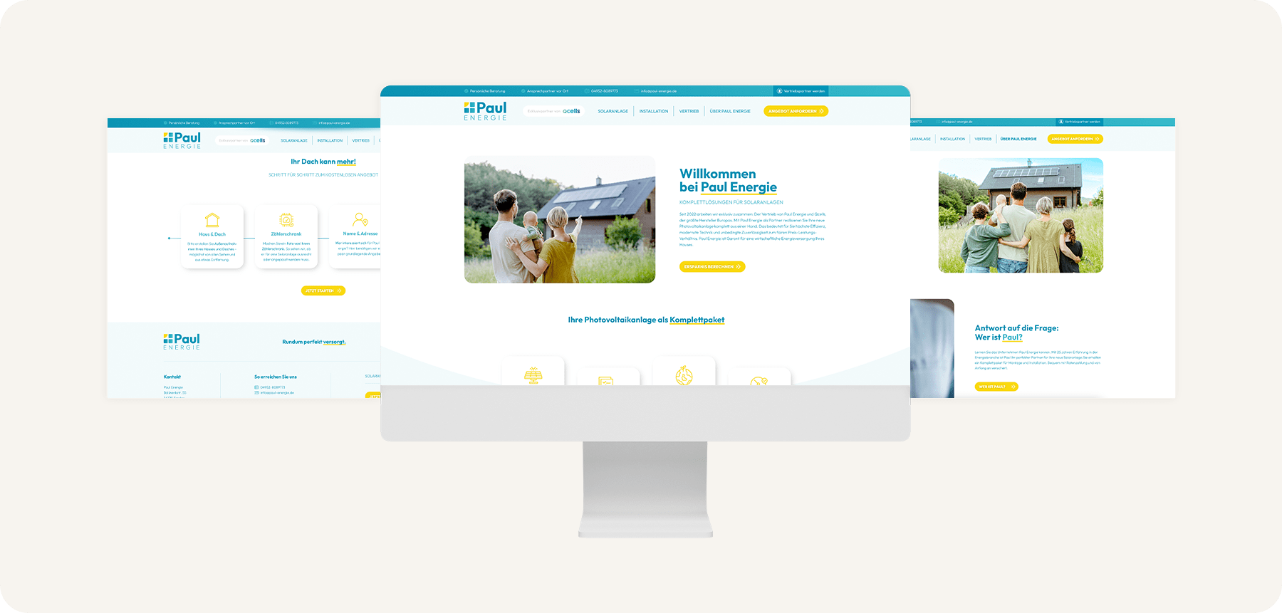 Referenz Paul Energie Bildschirmansicht