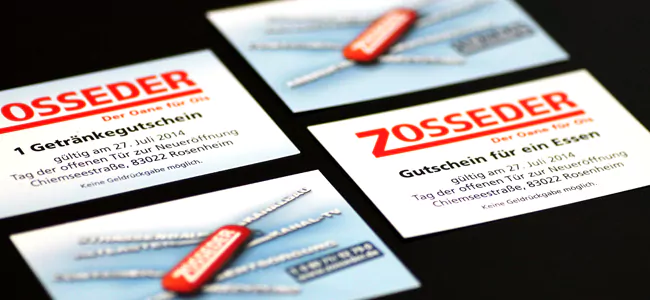 Gestaltung und Druck