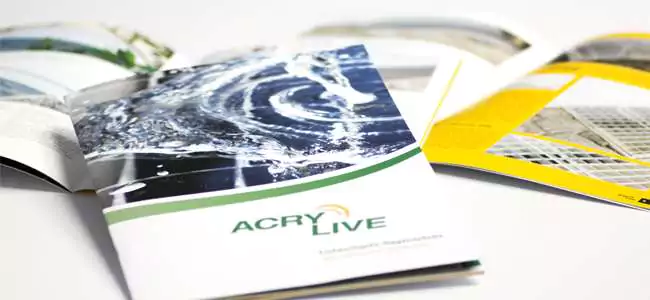 Die neue AcryLive Broschüre