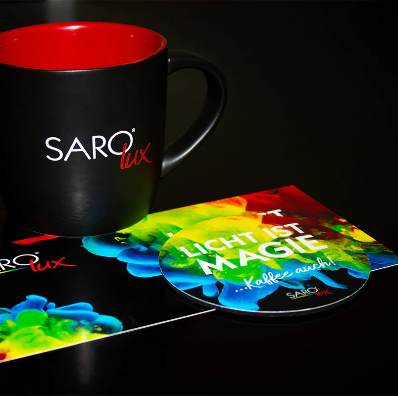 rocks Projekte Saro Lux Tasse Untersetzer
